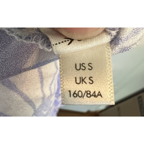 FREE PEOPLE Intimately Free Small Tiers For You Maxi Dress Cornflower Combo NWT - Picture 13 of 15